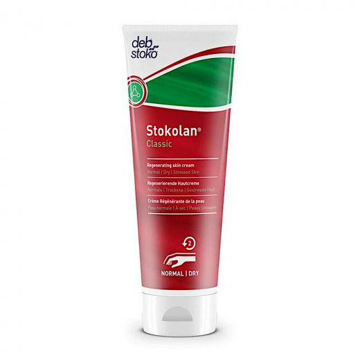 Stokolan Classic parfümiert Pflegecreme für Gesicht und Hände 100ml Tube