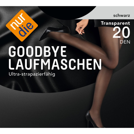 Feinstrumpfhose Goodbye Laufmaschen Größe L 20 DEN nurdie