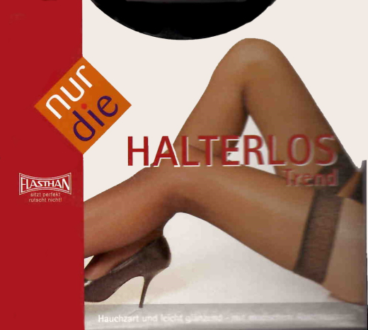 nurdie Strümpfe Halterlos 20 DEN Größe 10-10 1/2 (39-41)