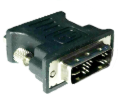 InLine® DVI-A Adapter, Analog 12+5 Stecker auf 15pol HD Buchse (VGA), vergoldet