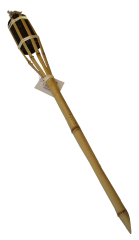 Bambusfackeln Gartenfackel Terassenfackel 90 cm Dochtschutz